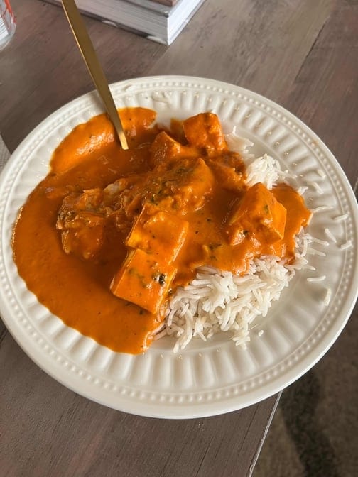 Paneer Makhni.