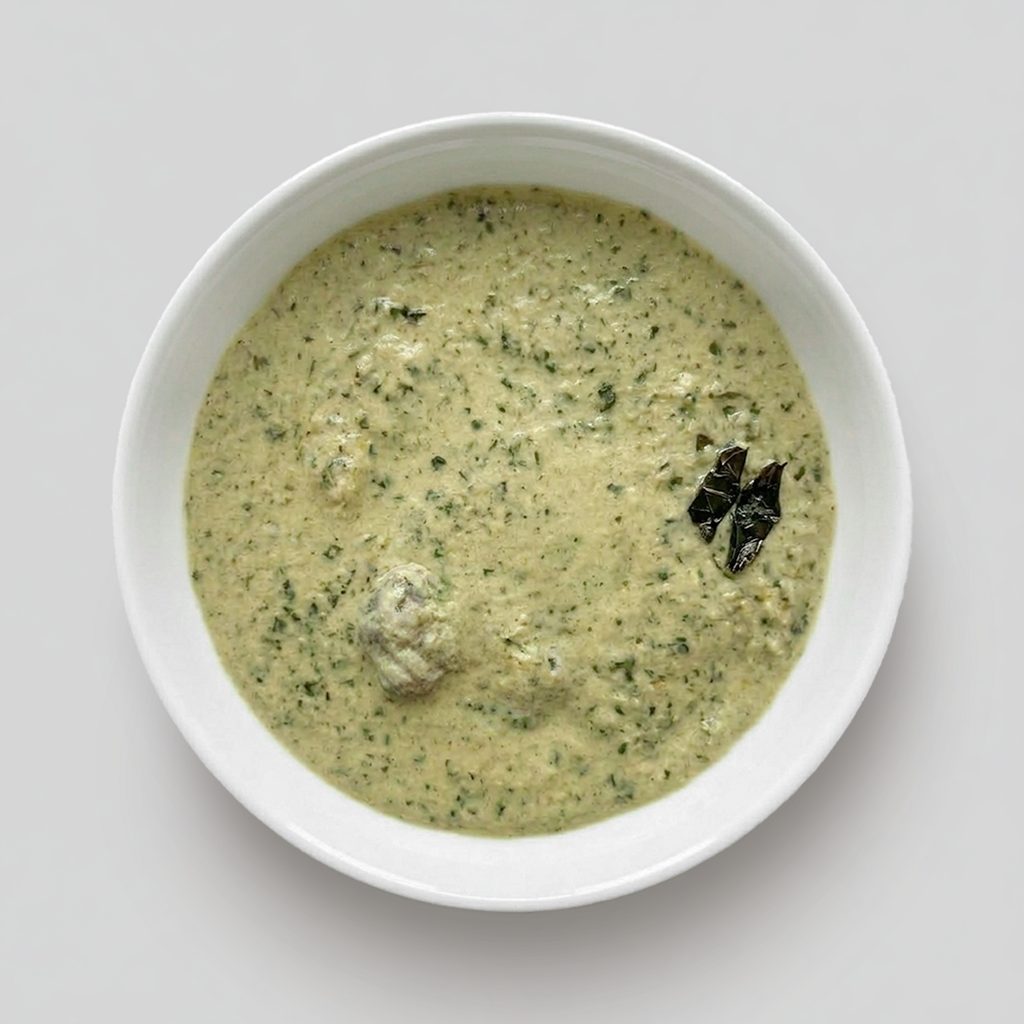 Paneer Hariyali Korma.