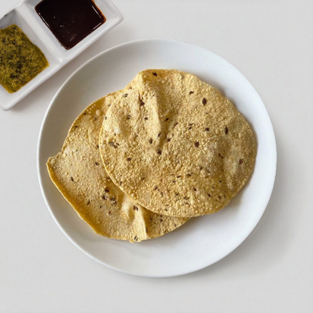 Papadum.